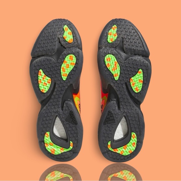 RARE Adidas Mahomes 1 Impact FLX 'Poison' Solar Orange Black | IF4806 Chiefs NFL - Picture 7 of 9